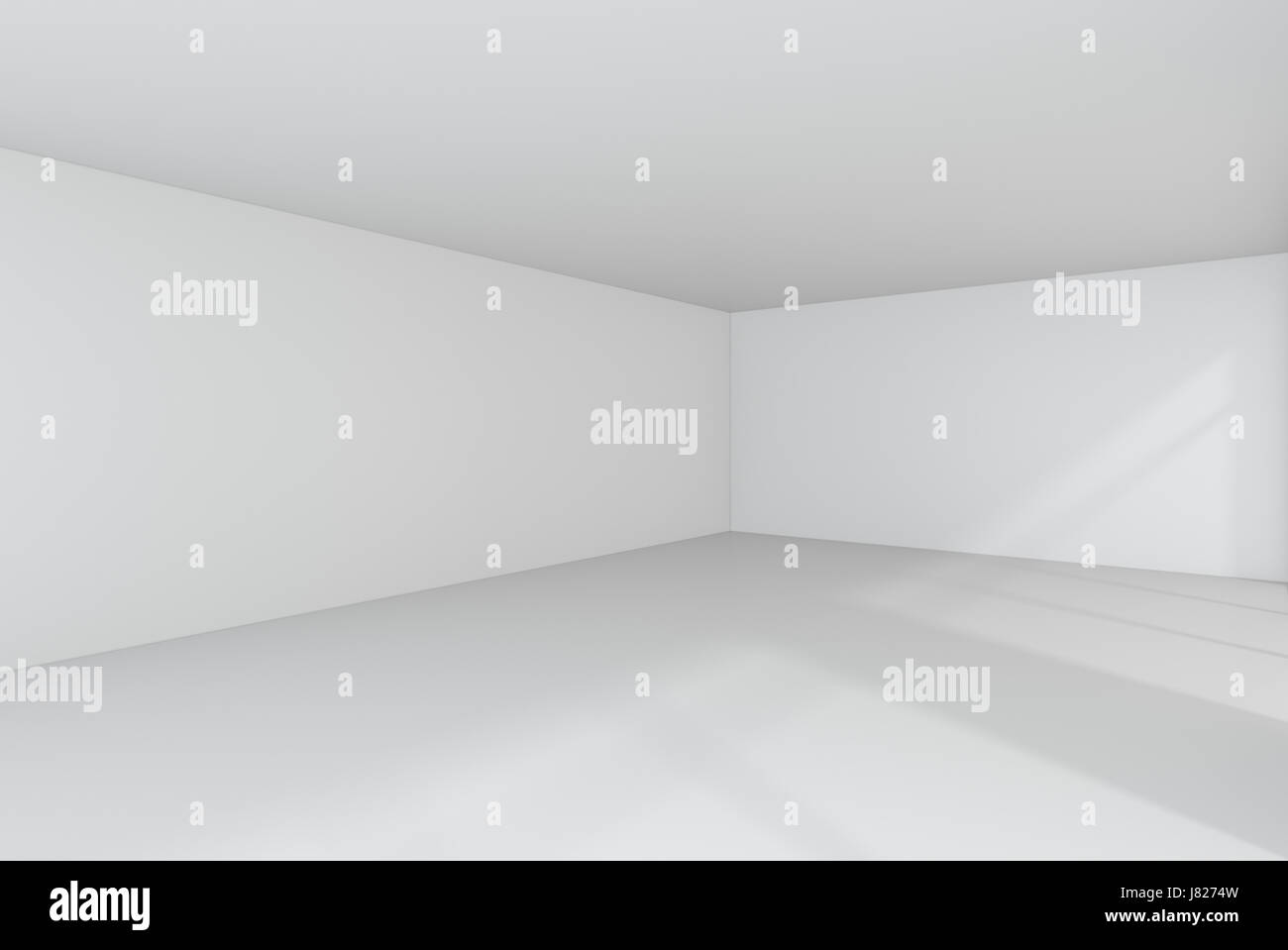 Empty room interior white background. 3d rendering Stock Photo Alamy