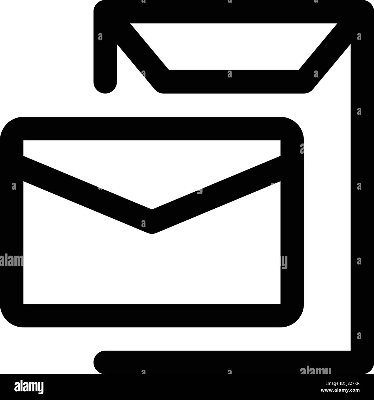 mail and envelope Stock Vector Image & Art - Alamy