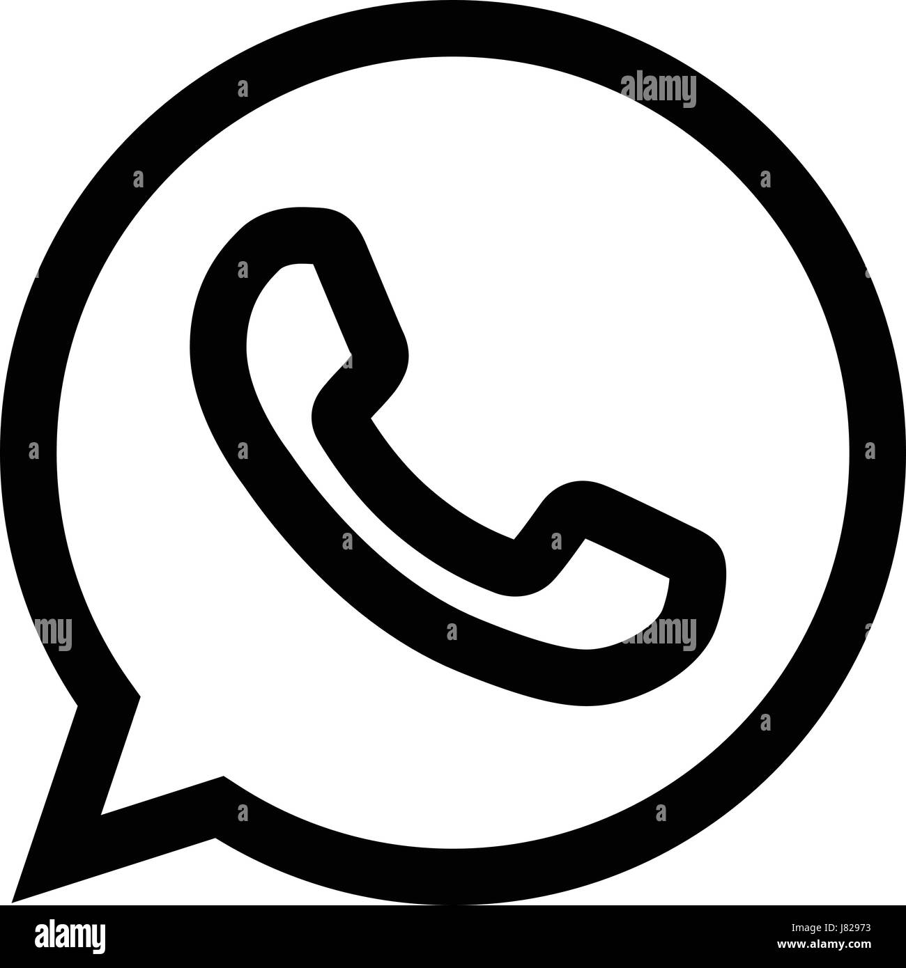 Whatsapp black and white stock photos images alamy