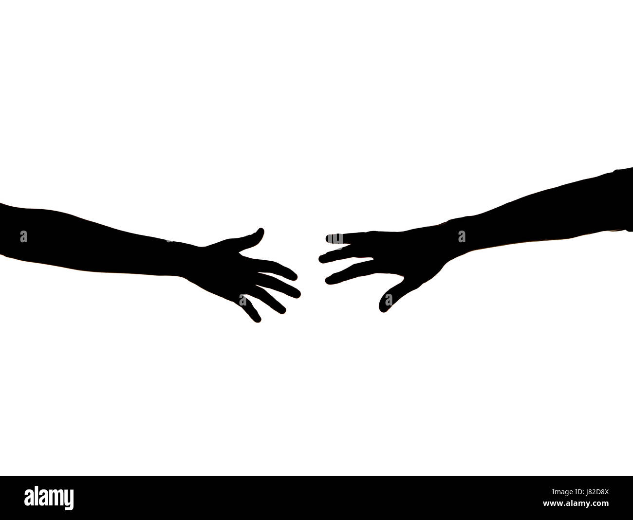 hand hands reach finger male masculine fist extend studio silhouette