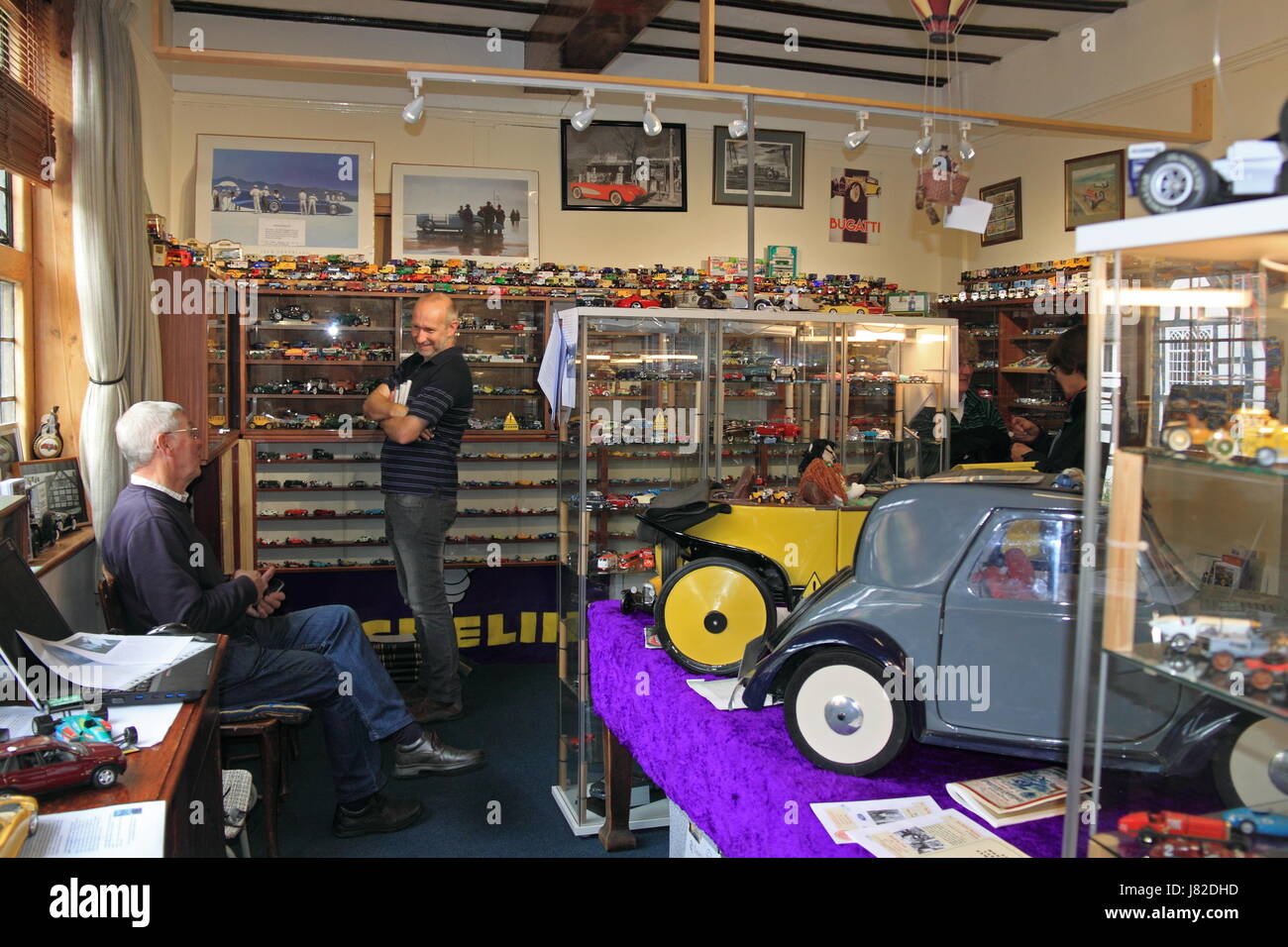 Cloverlands Model Car Museum, Arthur Street, Montgomery, Montgomeryshire, Powys, Wales, Great