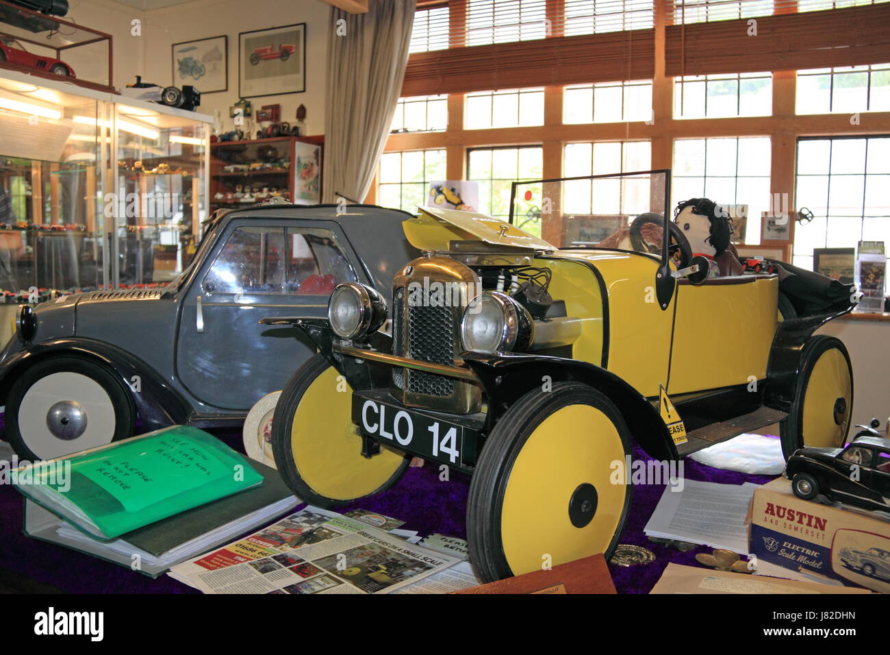 Cloverlands Model Car Museum, Arthur Street, Montgomery, Montgomeryshire, Powys, Wales, Great