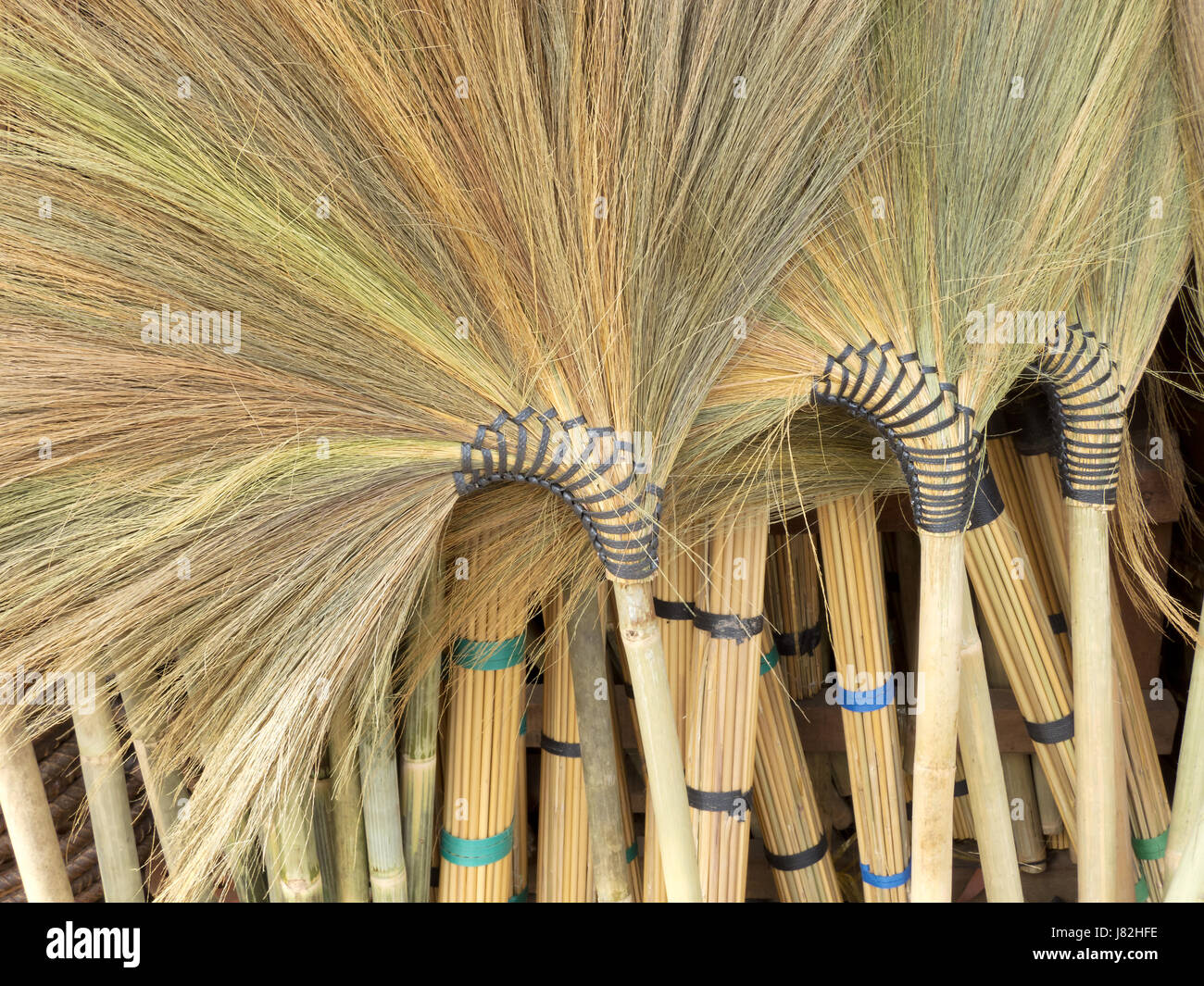 broom object household asia asiatic furbish straw handicraft broom