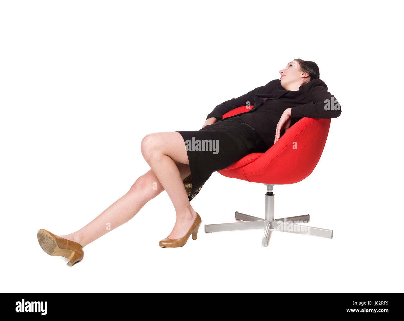 woman feminine human human being person soft studio creature lazy tame quiet Stock Photo