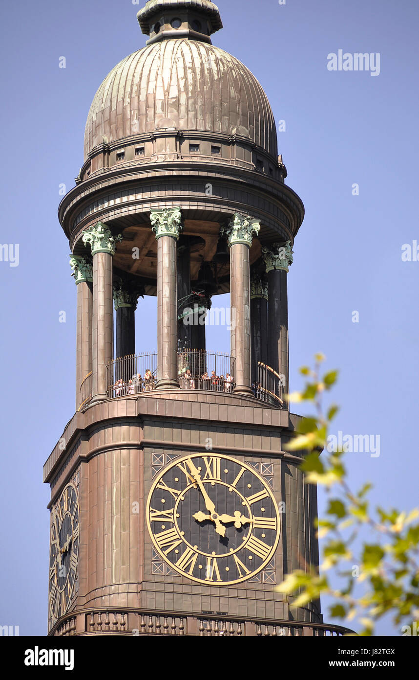 michel in hamburg Stock Photo - Alamy