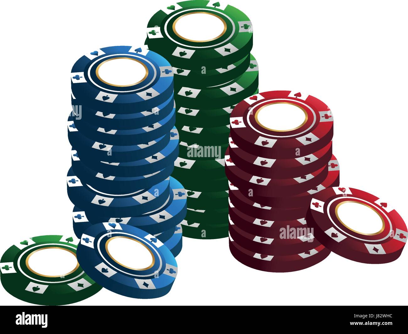 Poker Chip Stack Stock Photos & Poker Chip Stack Stock Images Alamy