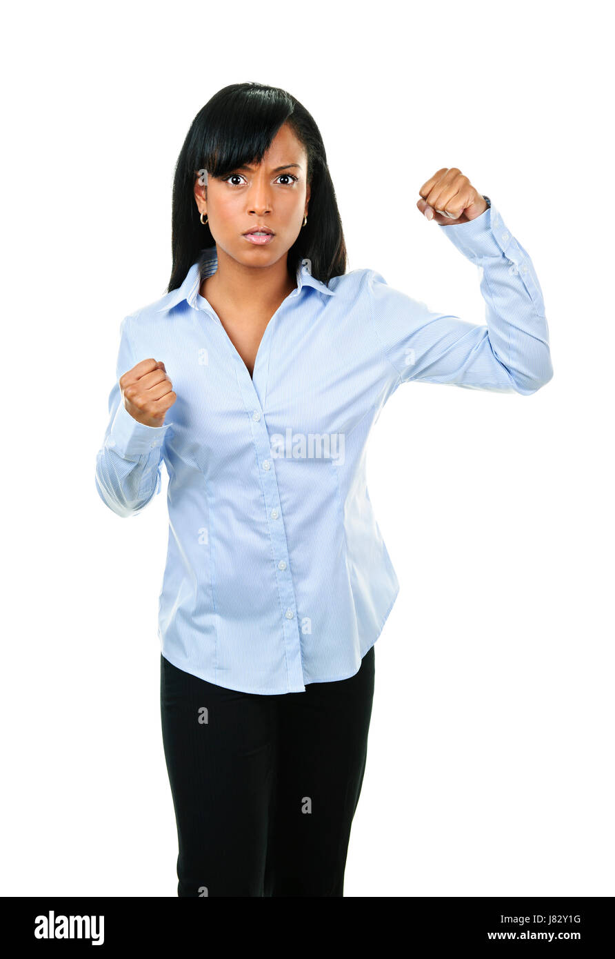 Black white people fight hi-res stock photography and images - Alamy