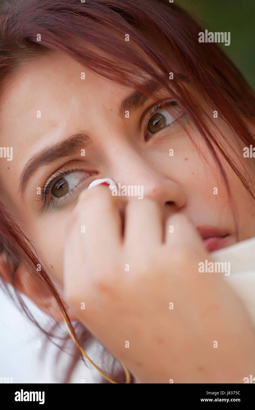 hand mourning sorrow depression grief handkerchief weep cry crying