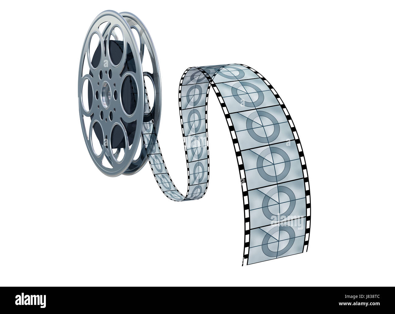 cell cinema film reel film movie movies celluloid reel film indicate show Stock Photo
