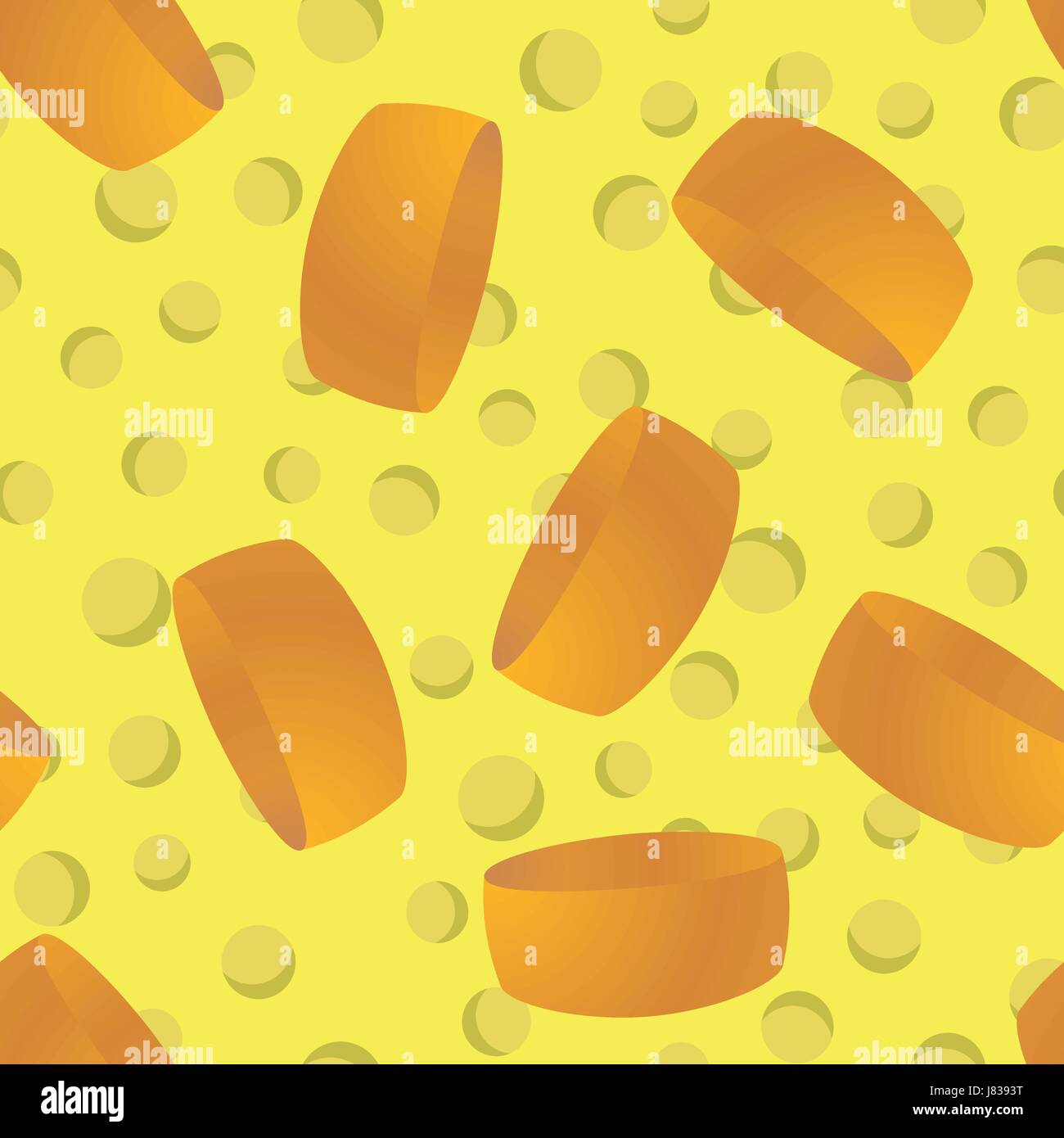 Cheese Seamless Pattern Stock Vector