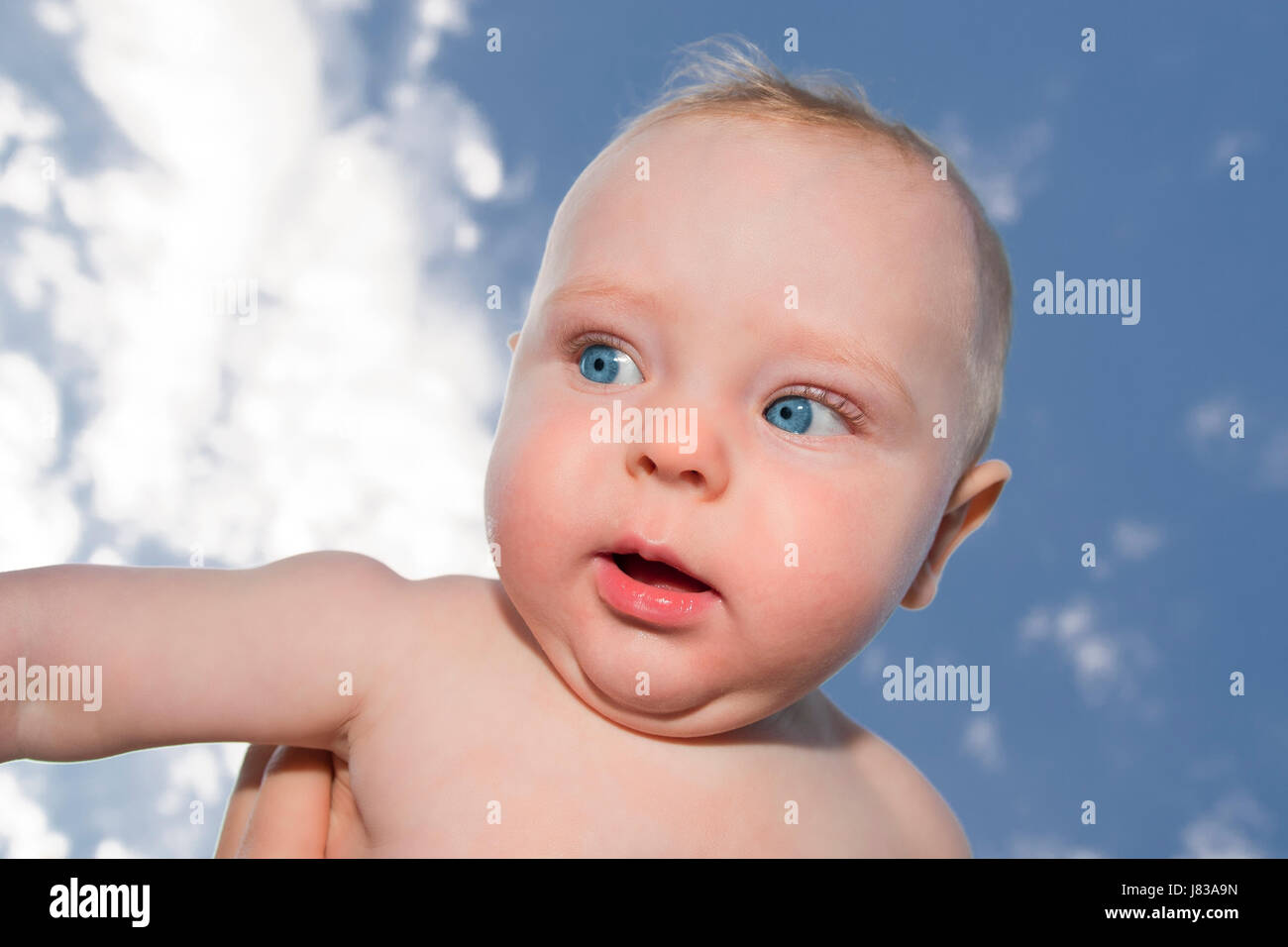 laugh laughs laughing twit giggle smile smiling laughter laughingly smilingly Stock Photo