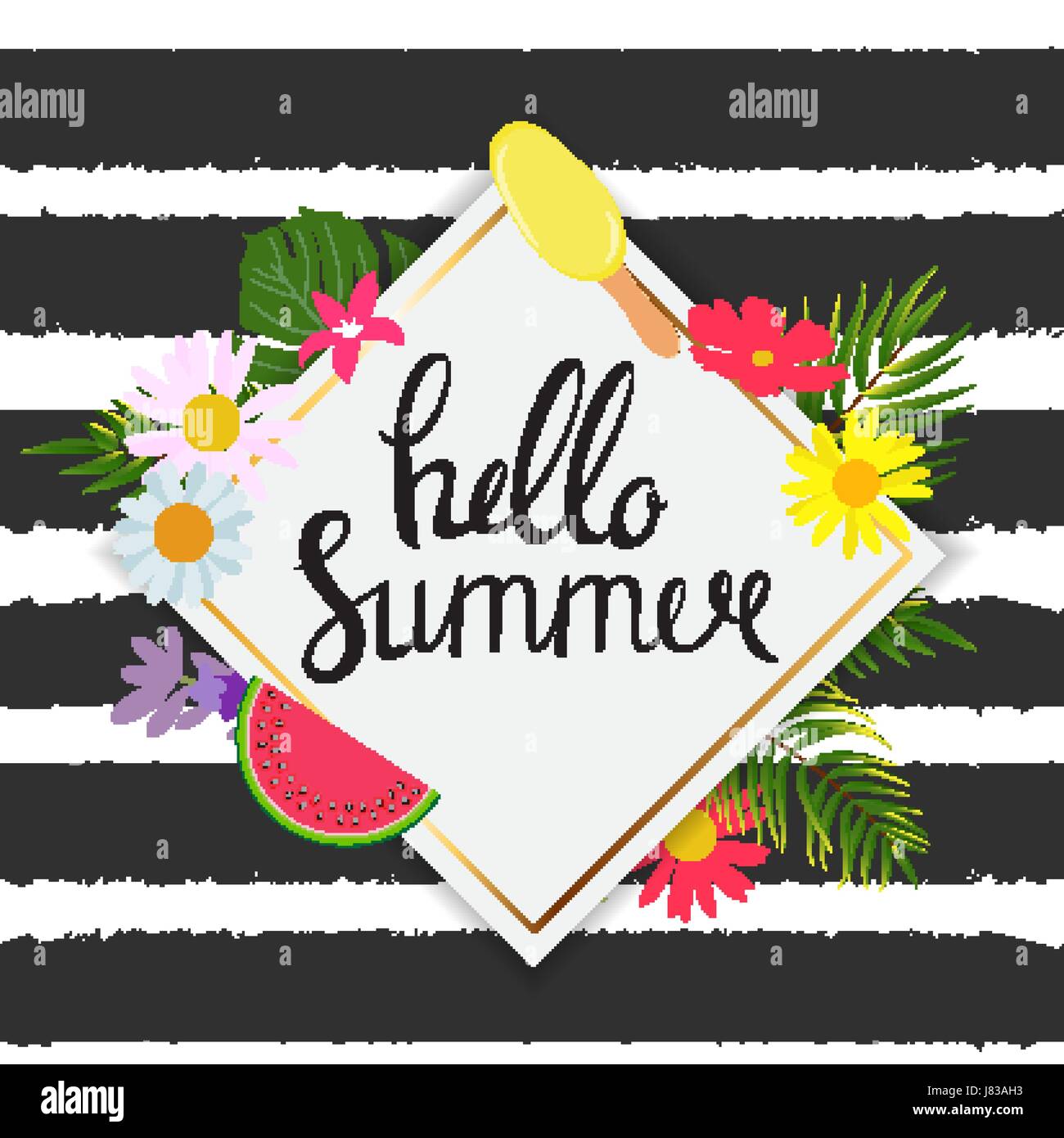 Summer Abstract Background Vector Illustration Stock Vector Image & Art ...