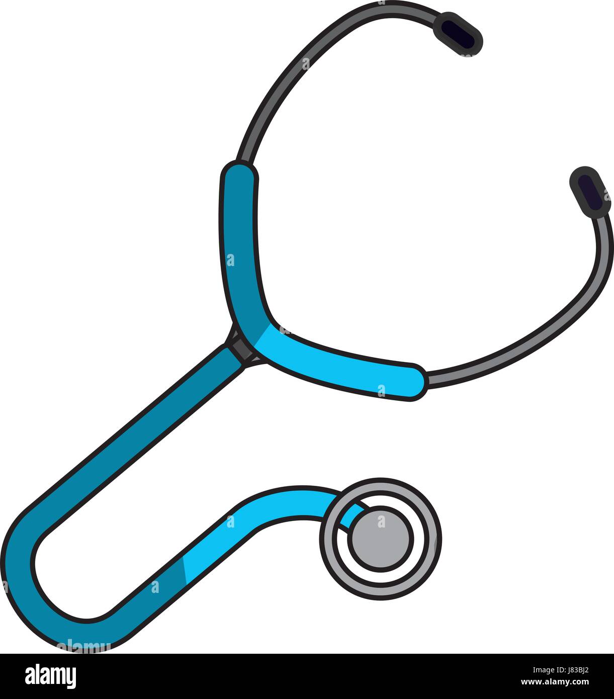 medical stethoscope to check cardiac heartbeat Stock Vector Image & Art