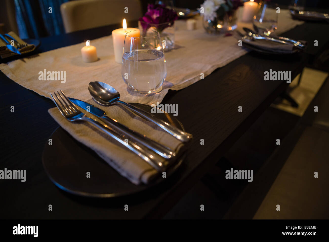 Table setting in watercolor hi-res stock photography and images - Alamy