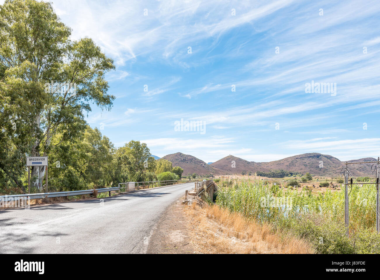 The bridge over the Bree River (wide river) between Robertson and
