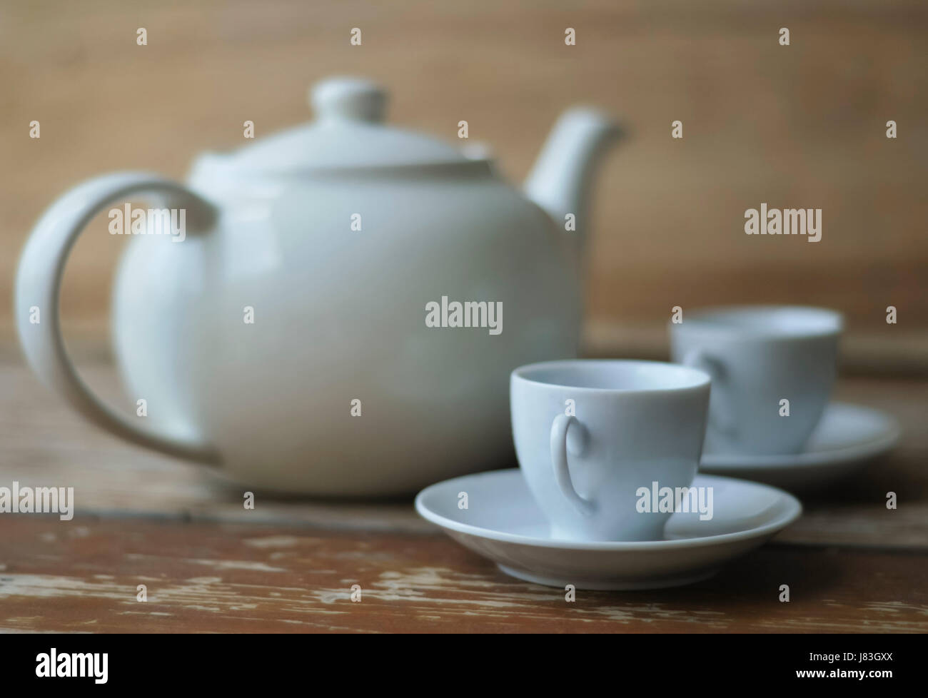cup tea teapot pot english set tea set cup tea health drink drinking bibs Stock Photo Alamy