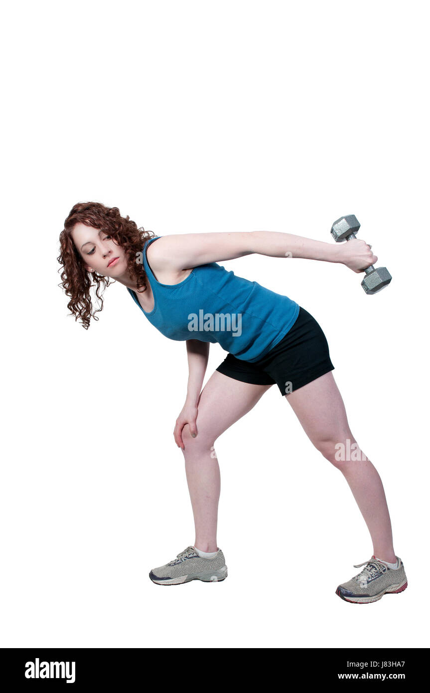 Dumbbell curl Cut Out Stock Images & Pictures - Page 2 - Alamy