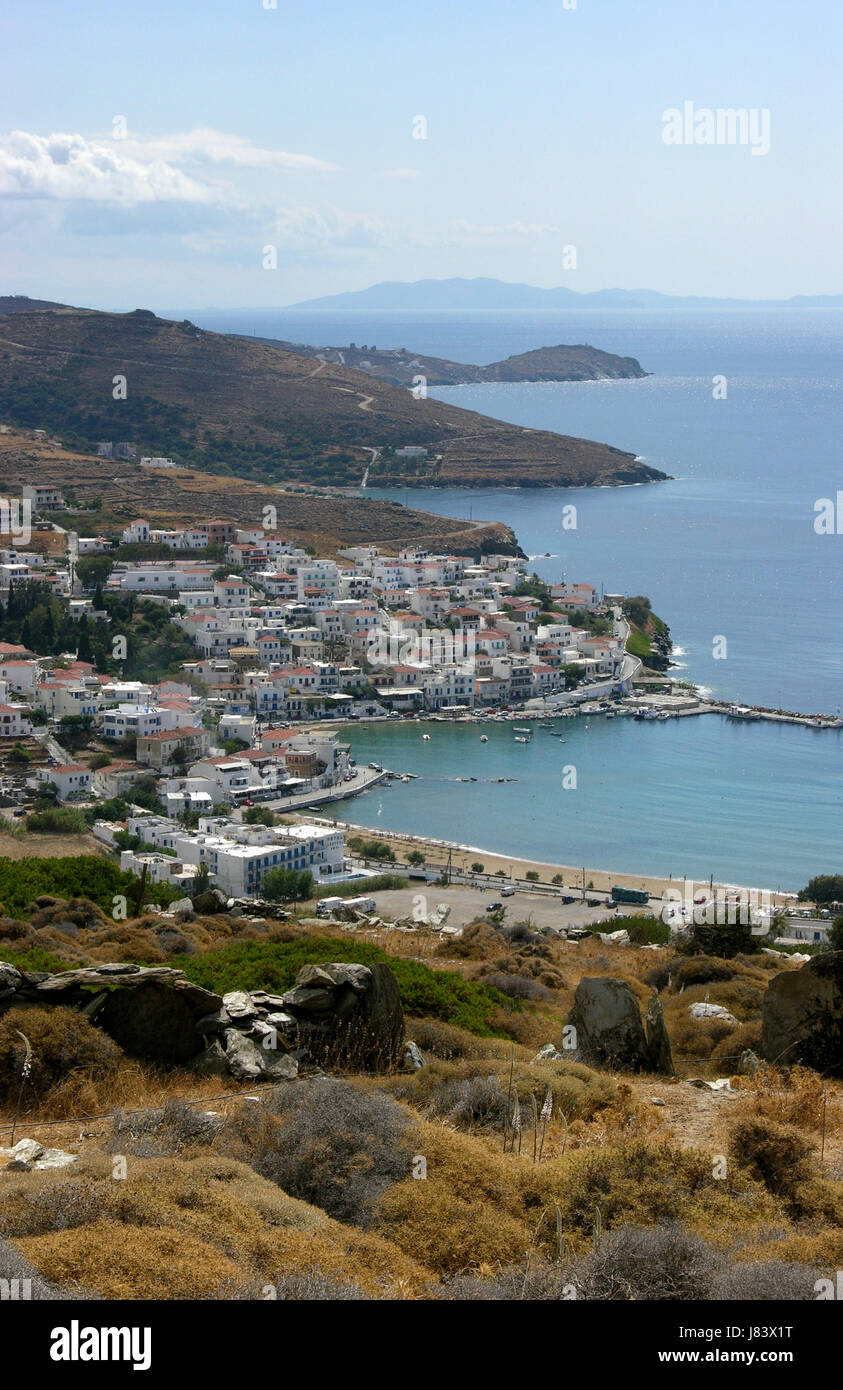 bay of batsi Stock Photo Alamy
