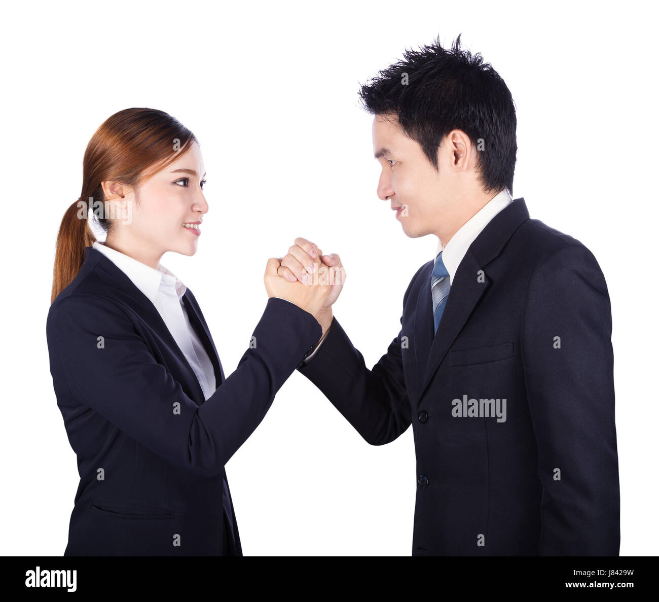 Arm wrestle man woman hi-res stock photography and images - Alamy