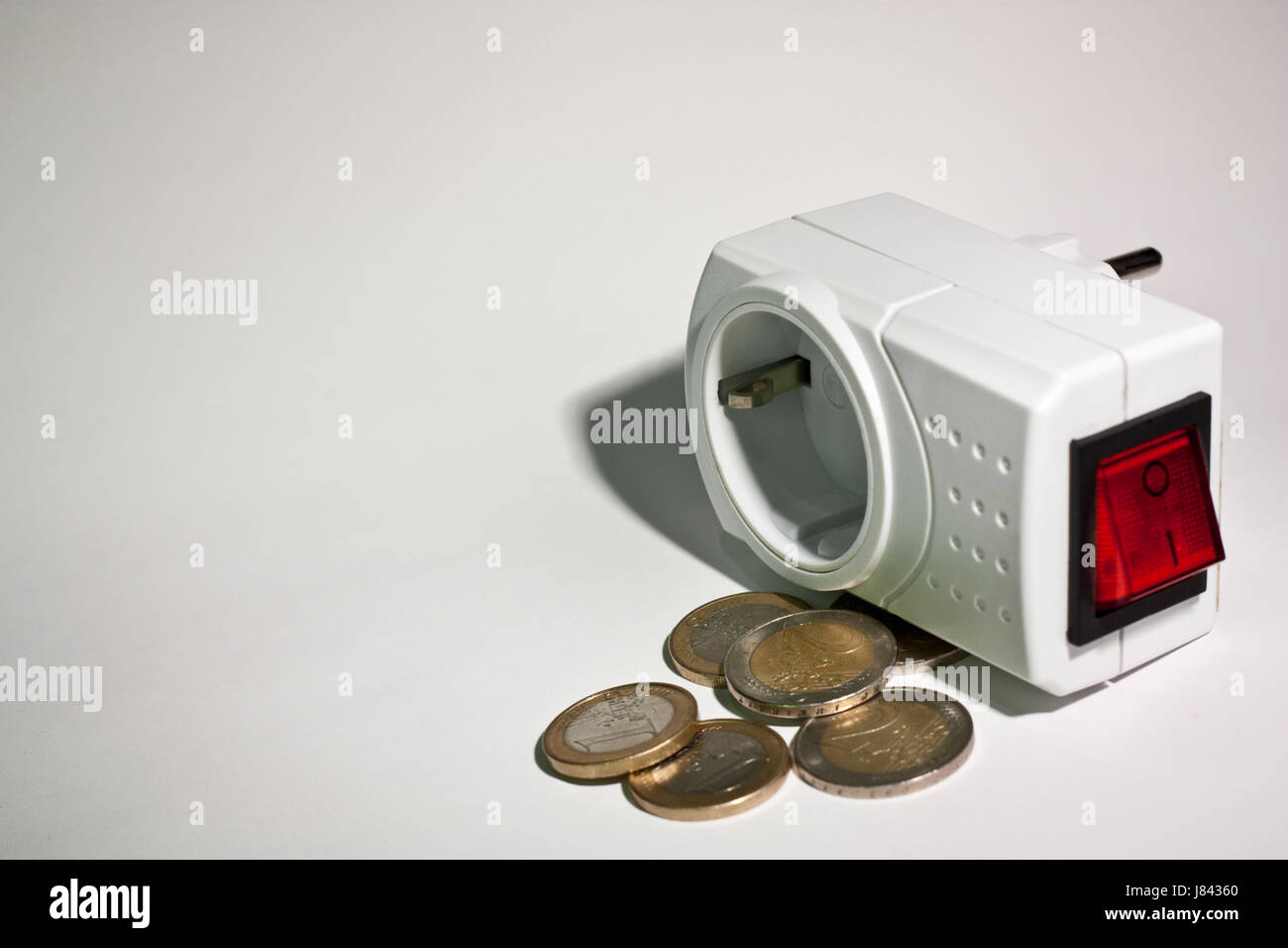 plug + money Stock Photo Alamy