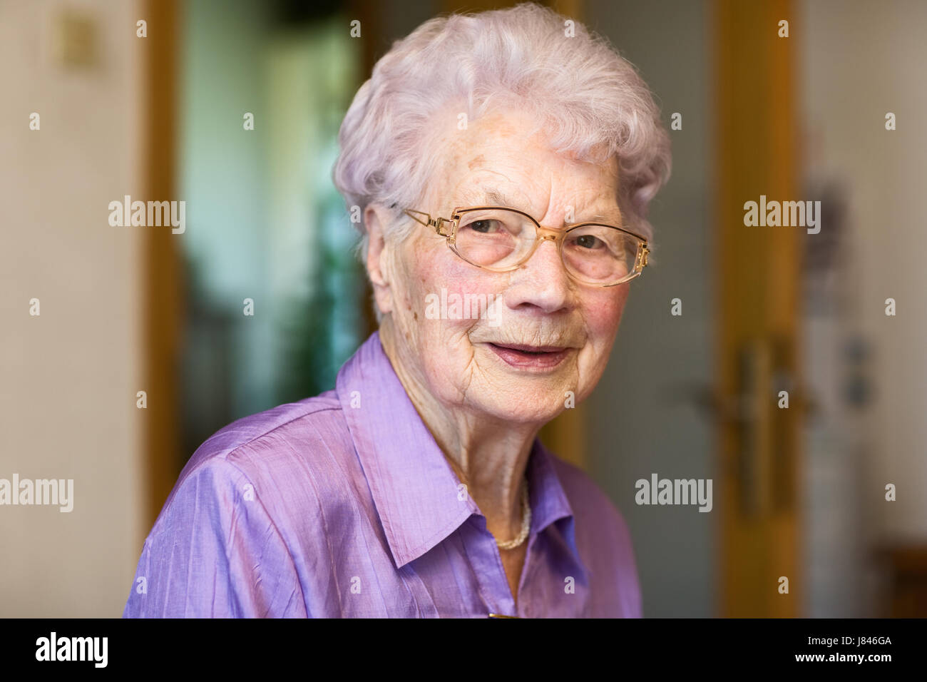 91 years young Stock Photo