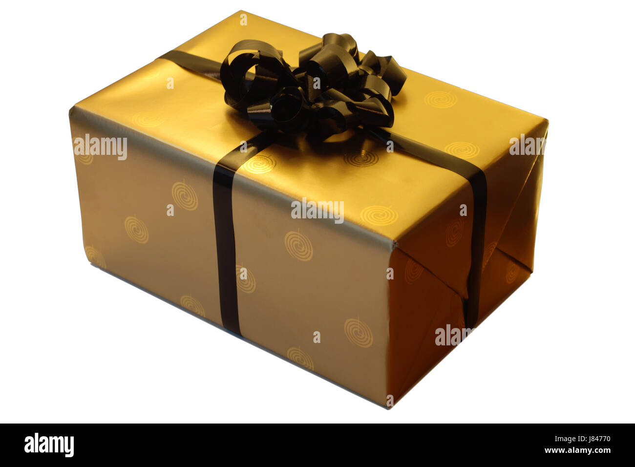 present object single isolated holiday colour celebrate reveling revels Stock Photo