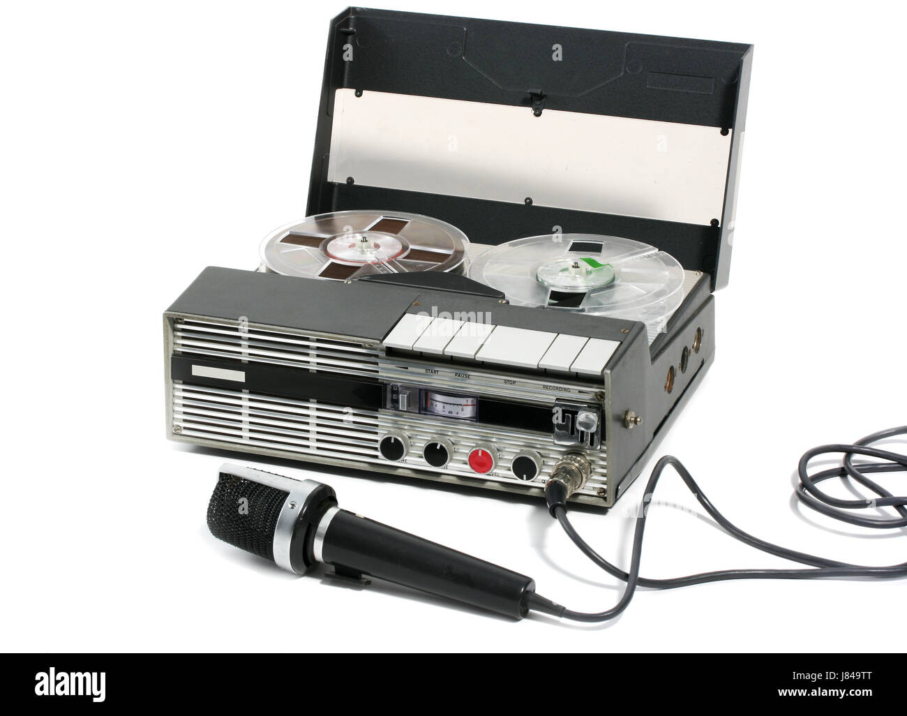 Top View of Old Sound Recording Tape, Reel To Reel Type and Box Stock Photo  - Image of background, magnetophone: 47677848