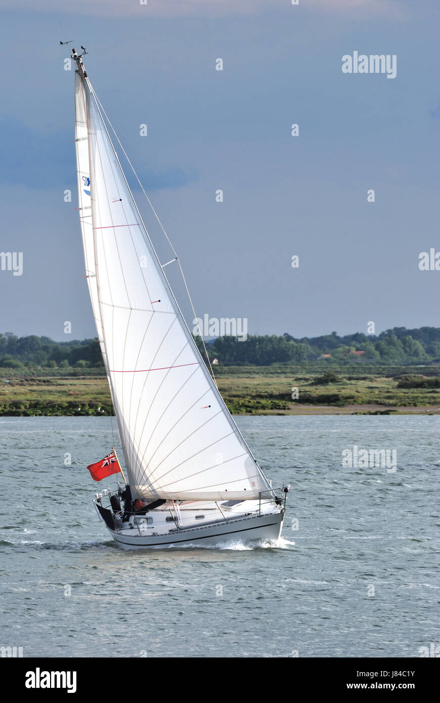 sail flag yacht creek sailing firmament sky white sail flag yacht creek