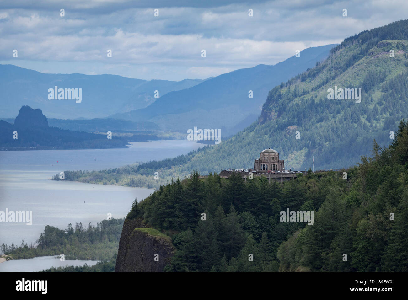 Vista House, Columbia River Oregon, USA Stock Photo Alamy
