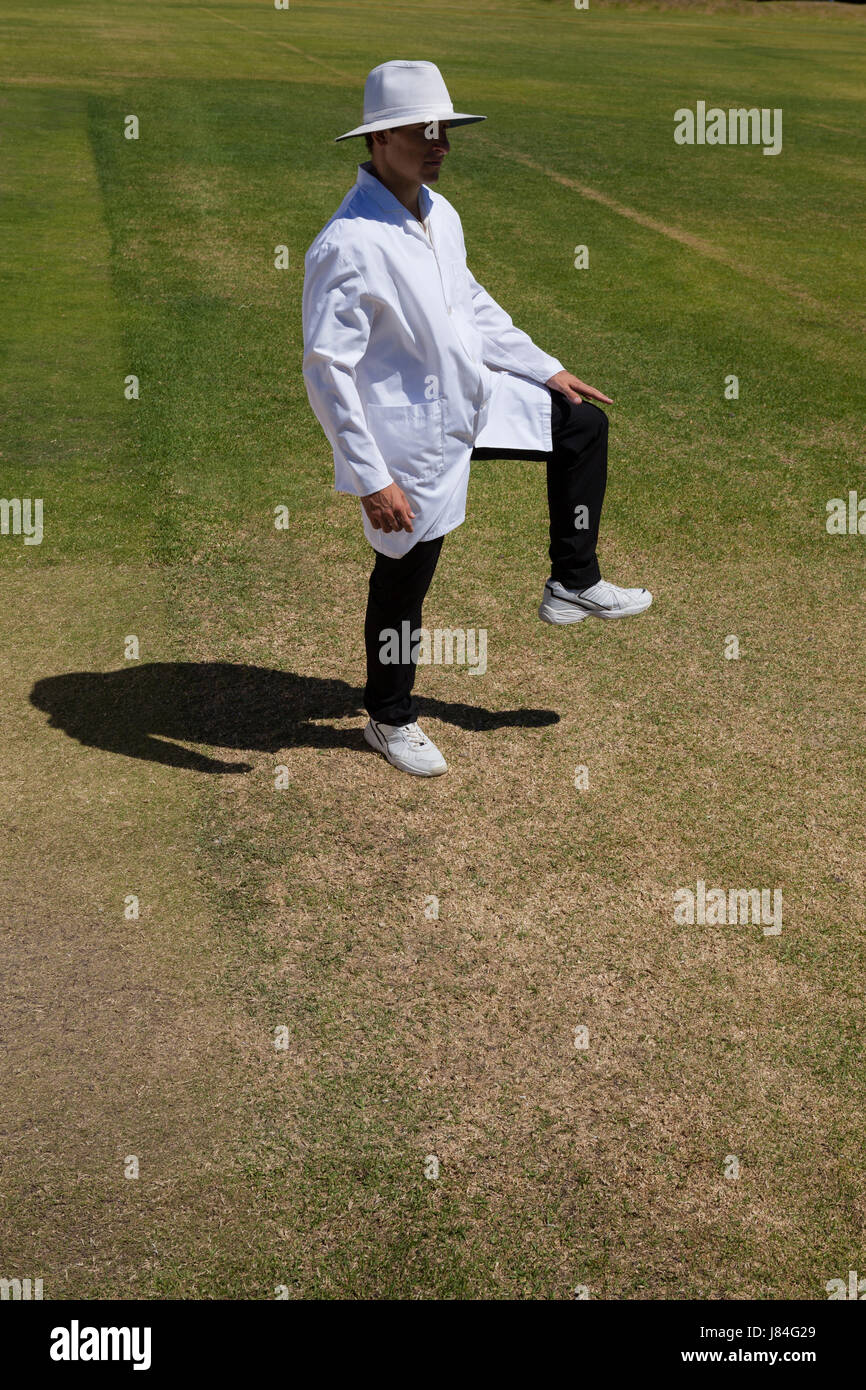 Signaling to umpire hires stock photography and images Alamy