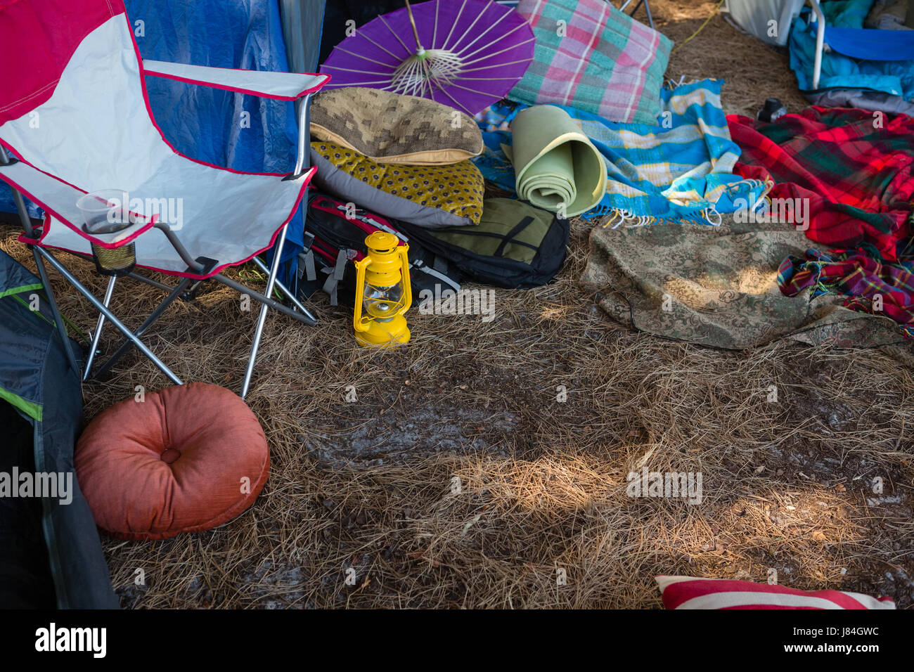 Camping equipments hires stock photography and images Alamy