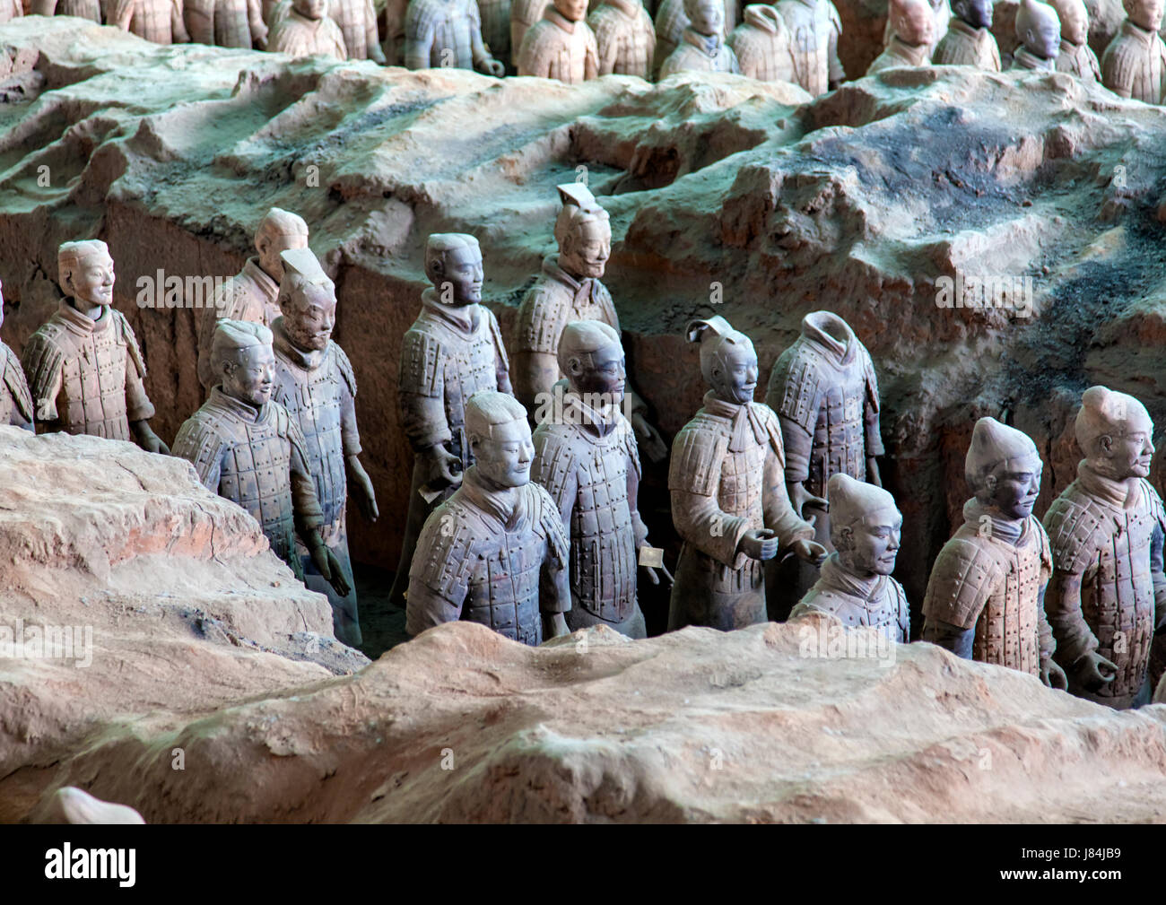 Terracotta Warriors in Xiang Stock Photo Alamy