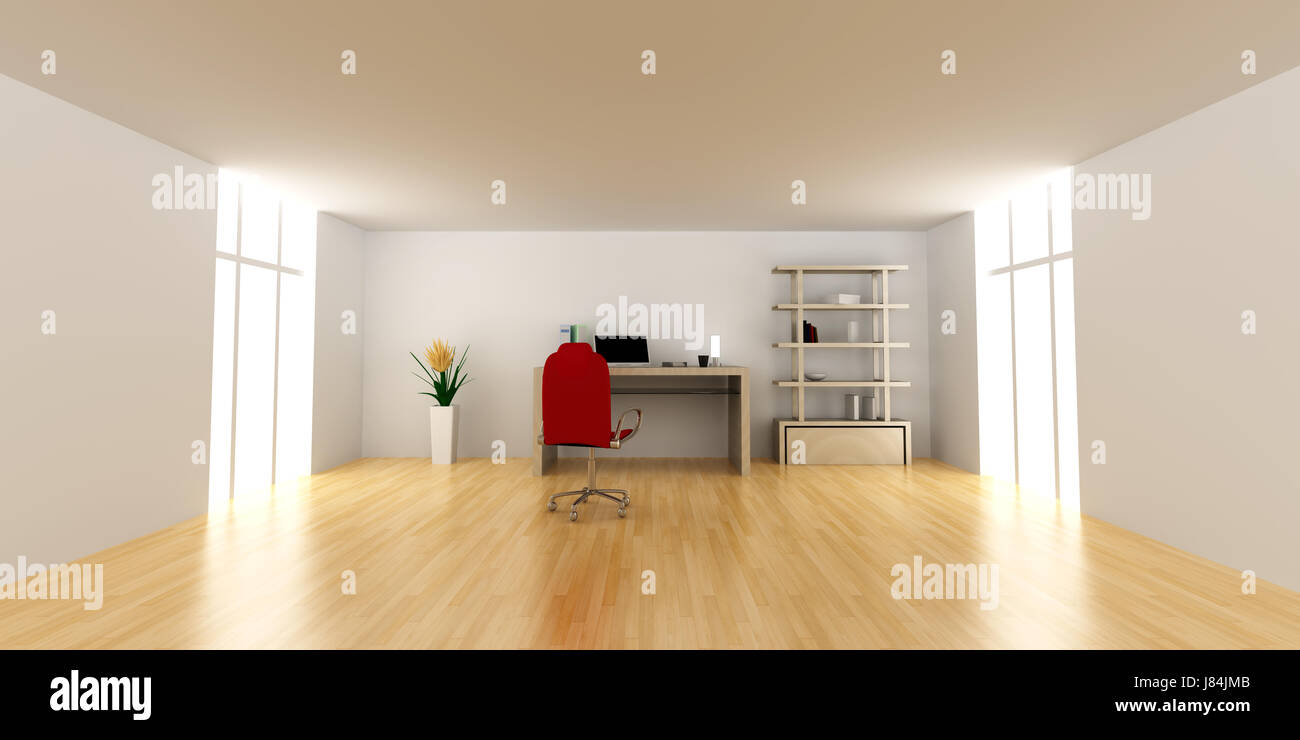 house building office laptop notebook computers computer PC desk inside ...