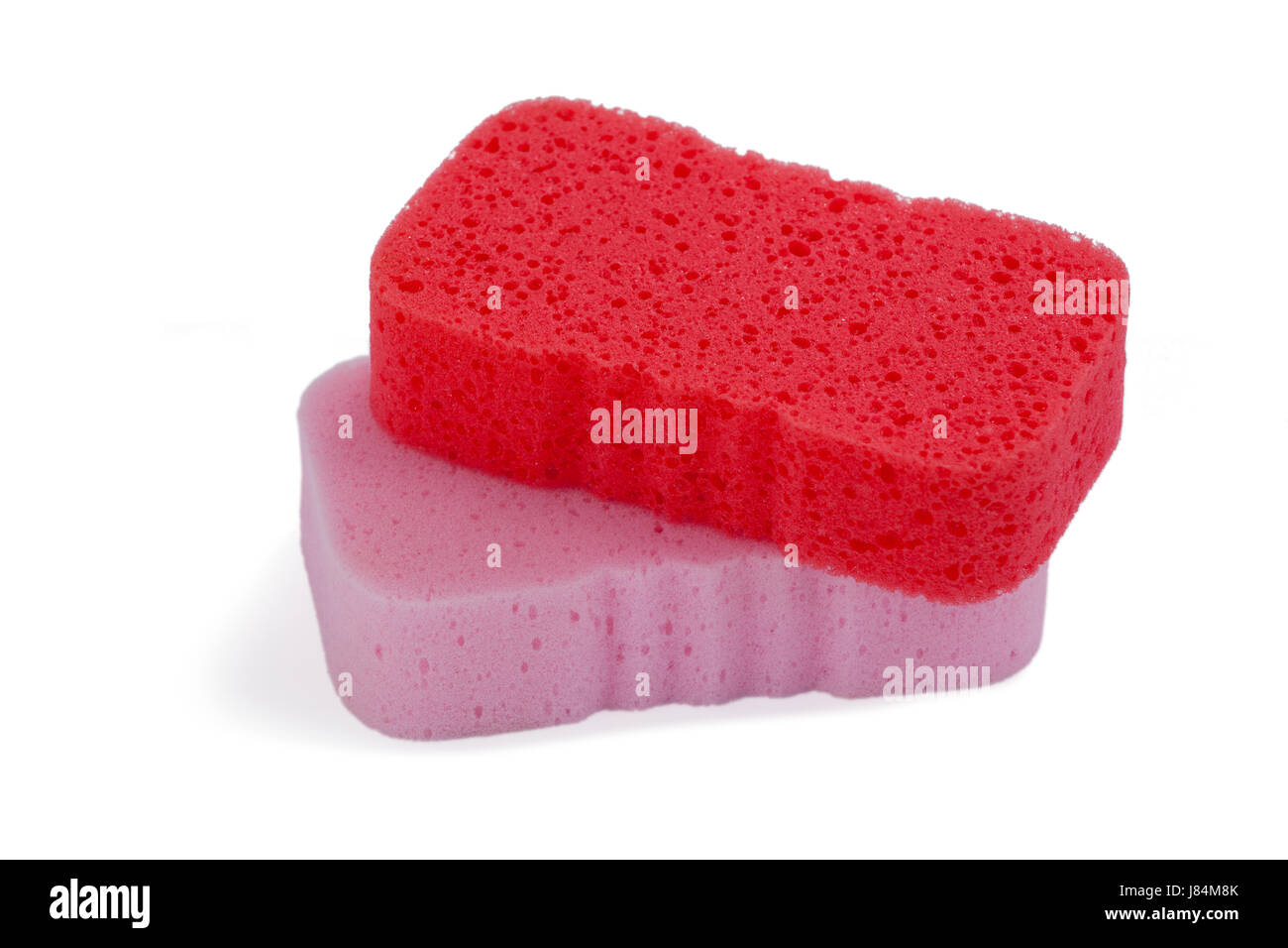 Various scouring pads on white background Stock Photo Alamy
