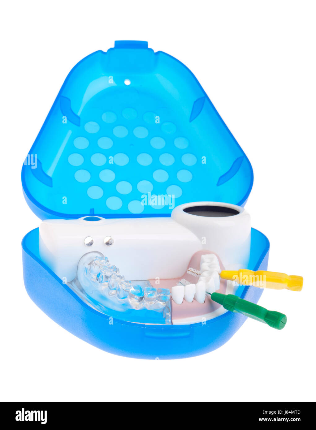 teeth test checking testing sample case portable dental jagged model