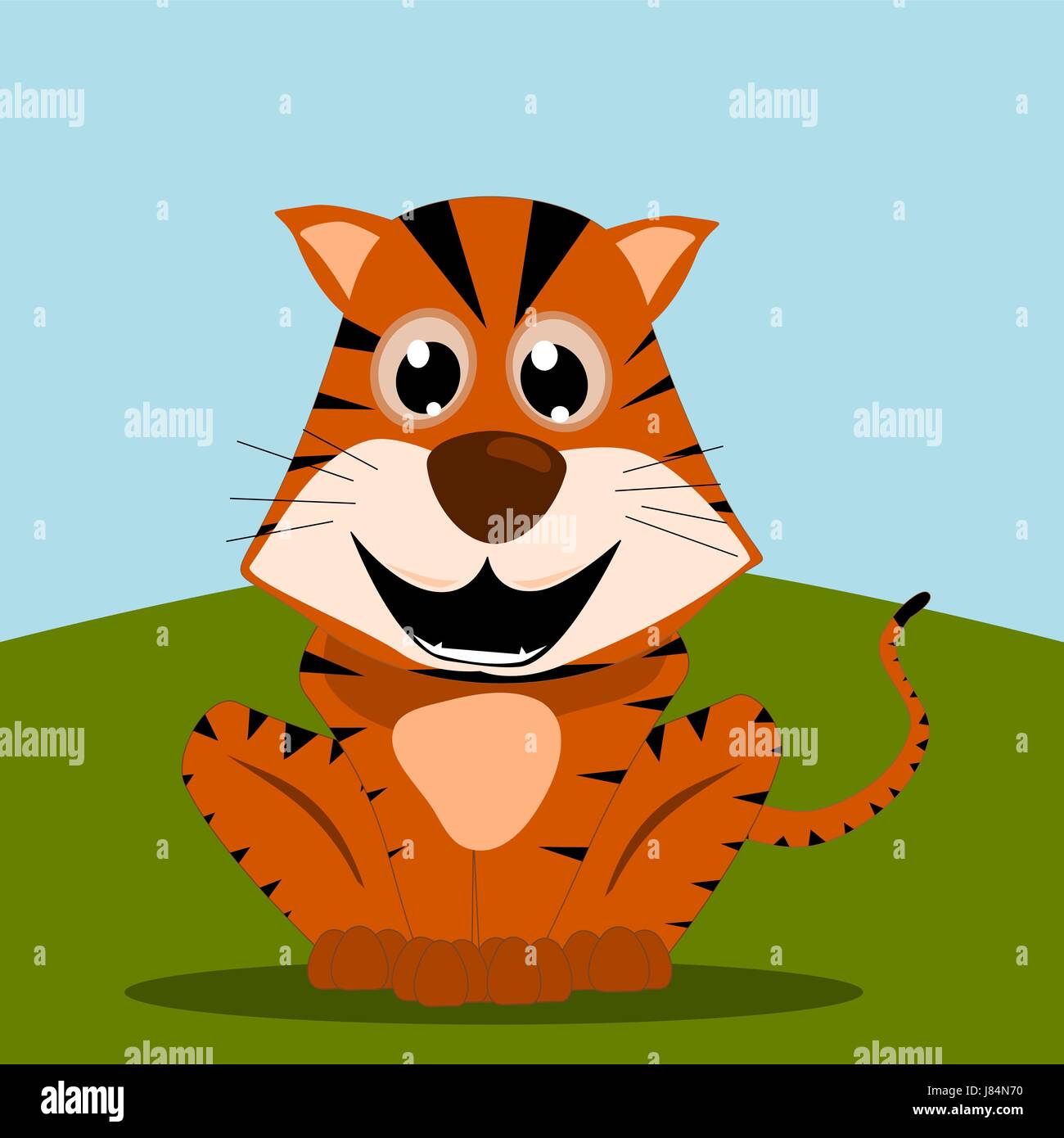 Big cat drawing hi-res stock photography and images - Alamy