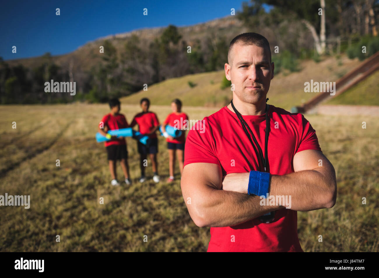 Female coach sports arms crossed hi-res stock photography and images ...