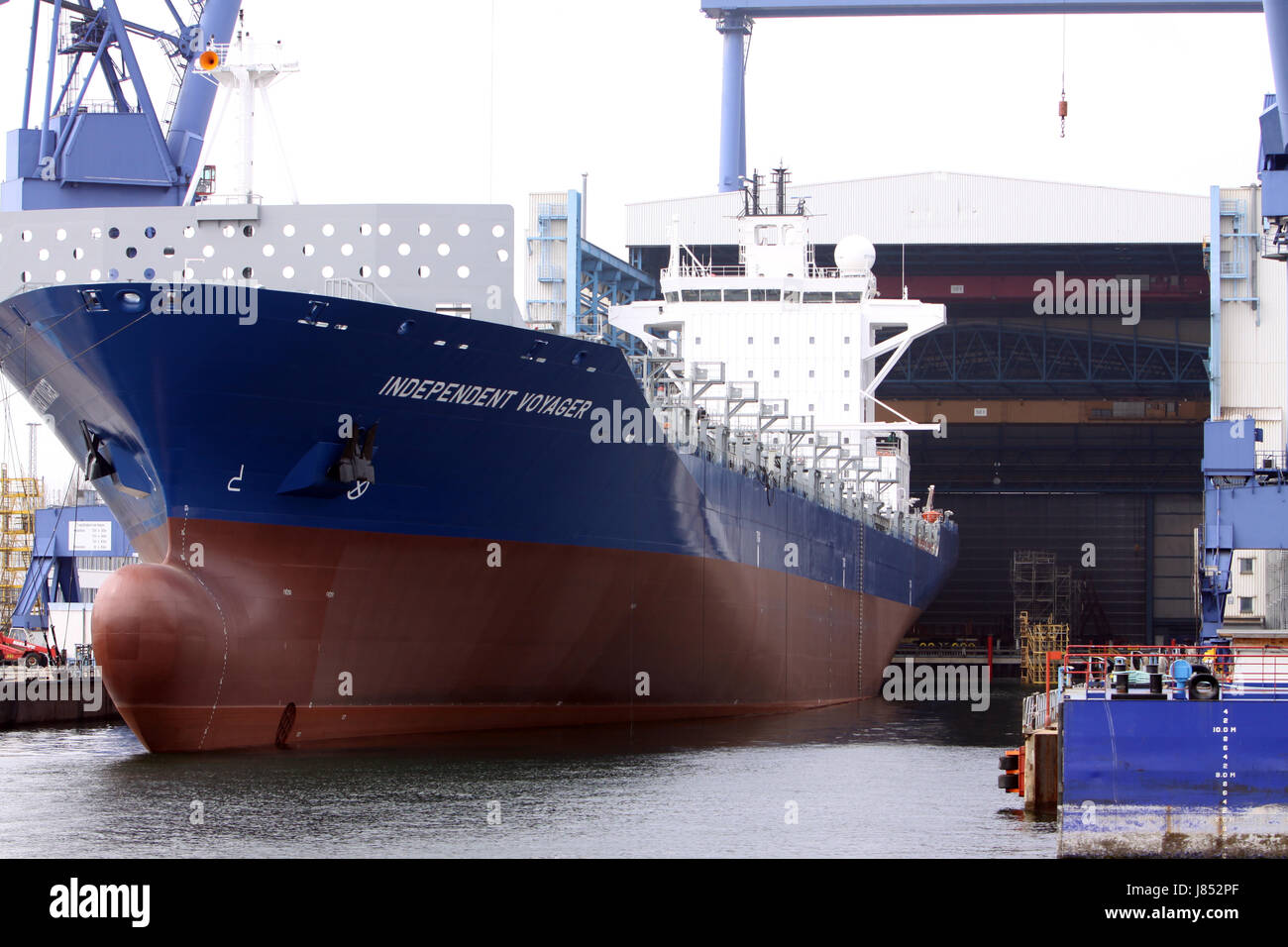 build industry industrial traffic transportation navy ships sailing boat Stock Photo