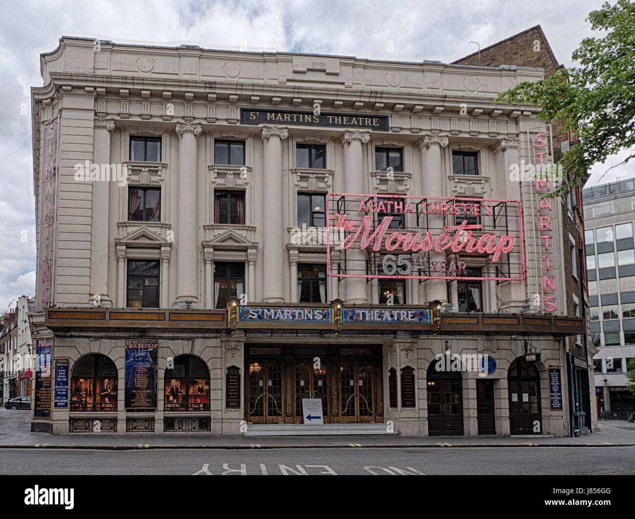 St Martin's Theatre, St Martin's Lane, home of the Agatha Christie play ...
