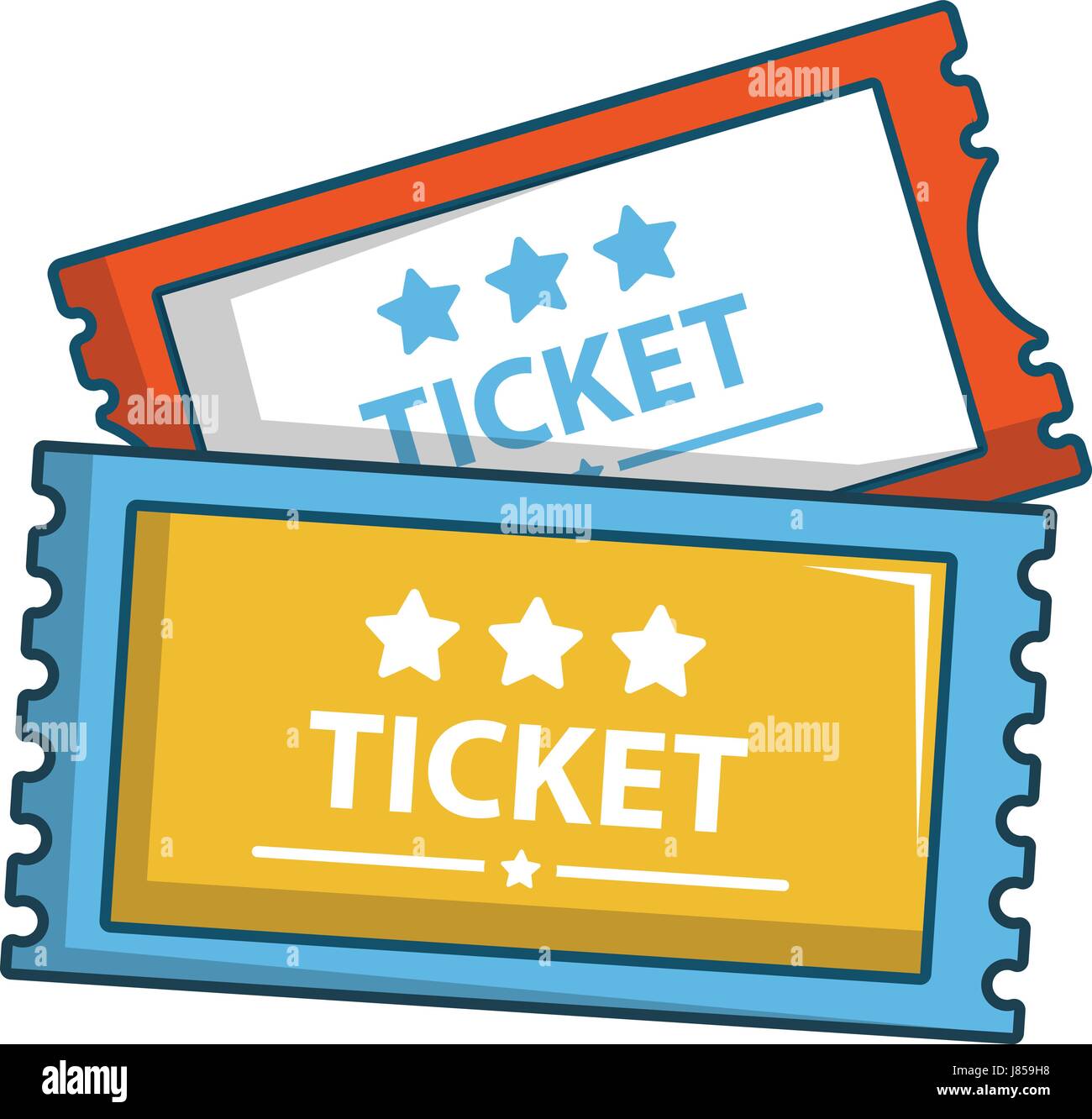 Cinema tickets icon, cartoon style Stock Vector Image & Art - Alamy