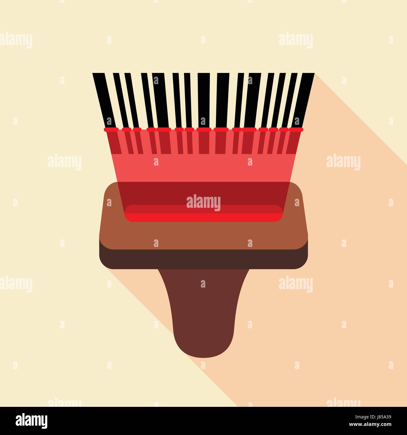 Barcode reader icon, flat style Stock Vector Image & Art - Alamy