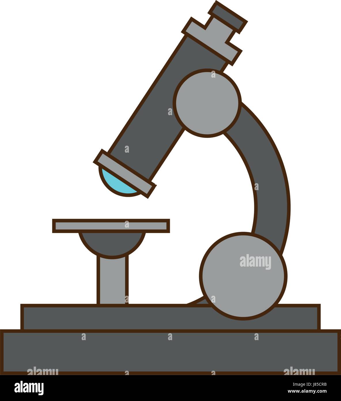 school microscope biology science study Stock Vector Image & Art Alamy