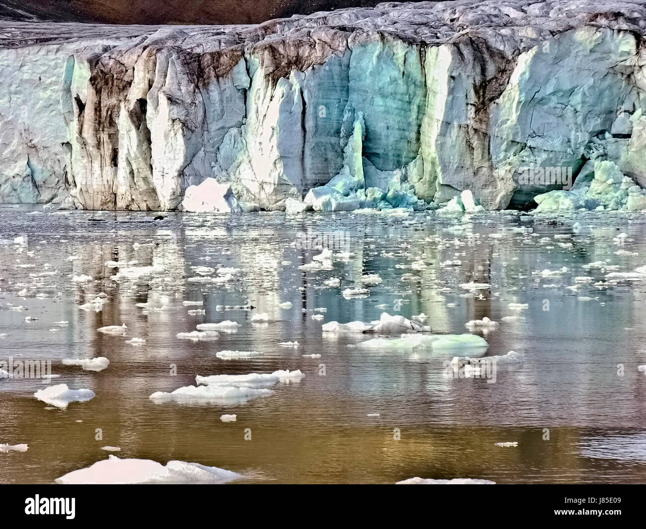 arctic glacier melting salt water sea ocean water polar ice danger