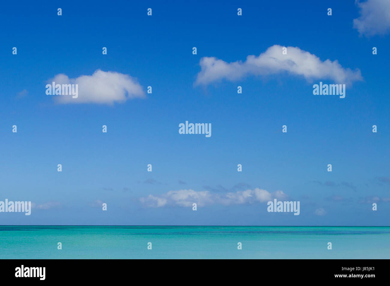 blue travel heaven paradise beach seaside the beach seashore atoll palms bay Stock Photo