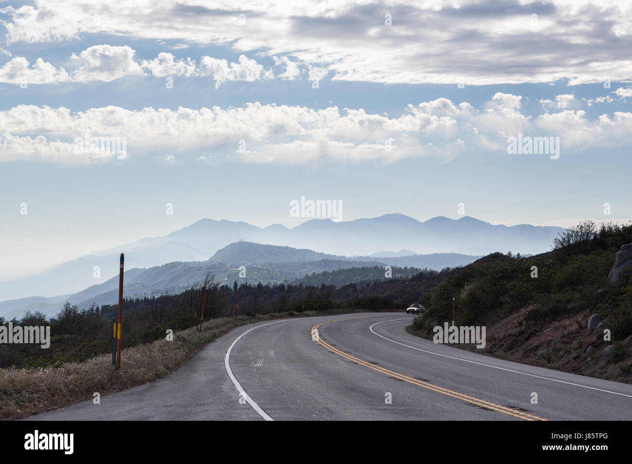 Lake Arrowhead Road Trip Stock Photo Alamy