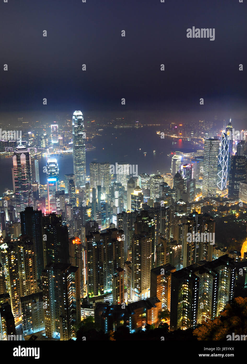 buildings city town famous modern modernity asia night nighttime lights ...