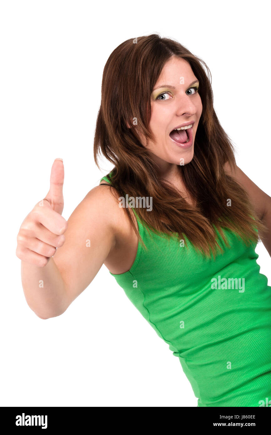 Right side young woman hi-res stock photography and images - Alamy