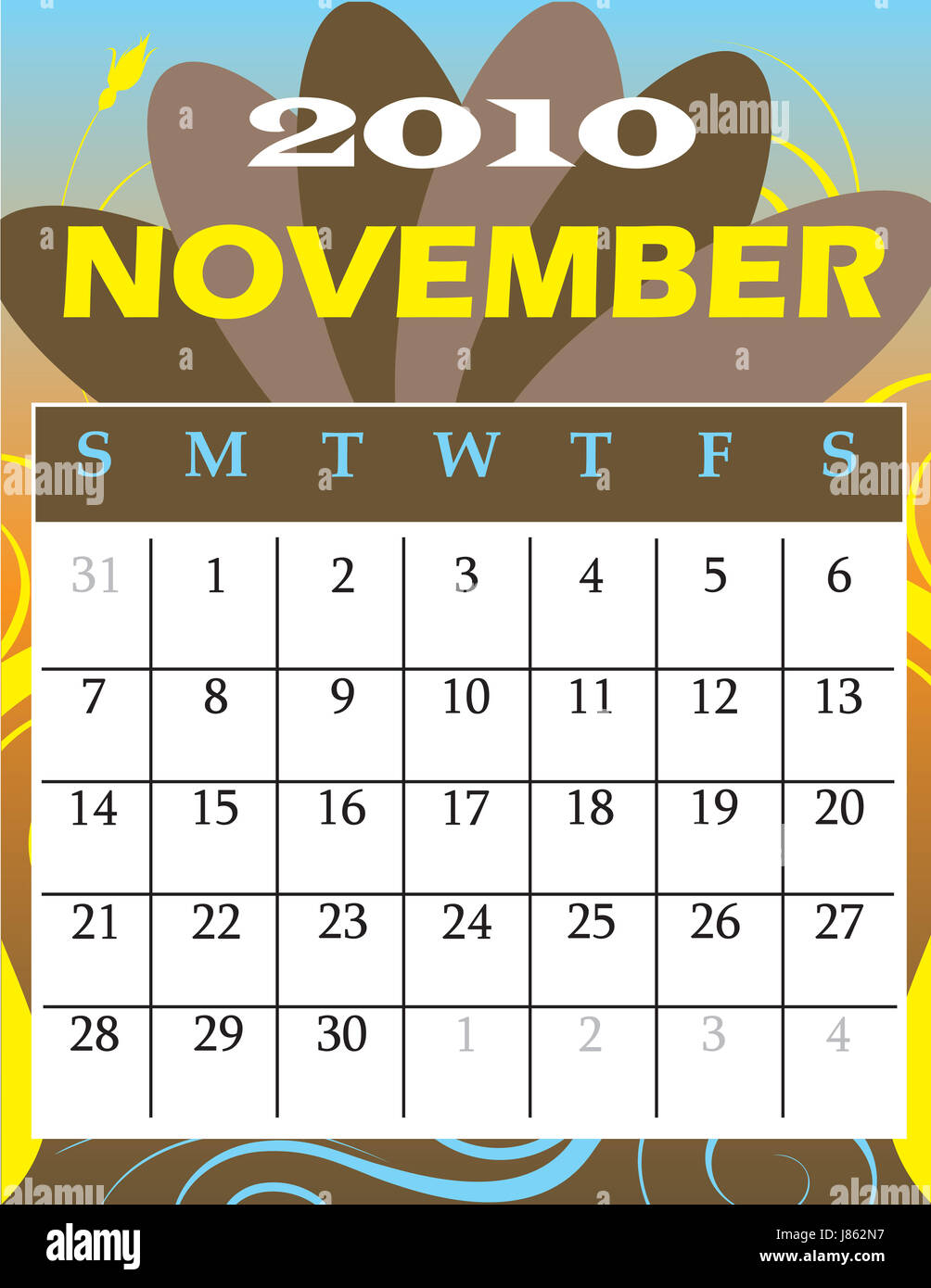 Calandar november hi-res stock photography and images - Alamy