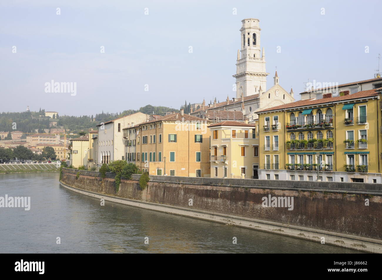 adige river and duomo in verona Stock Photo - Alamy