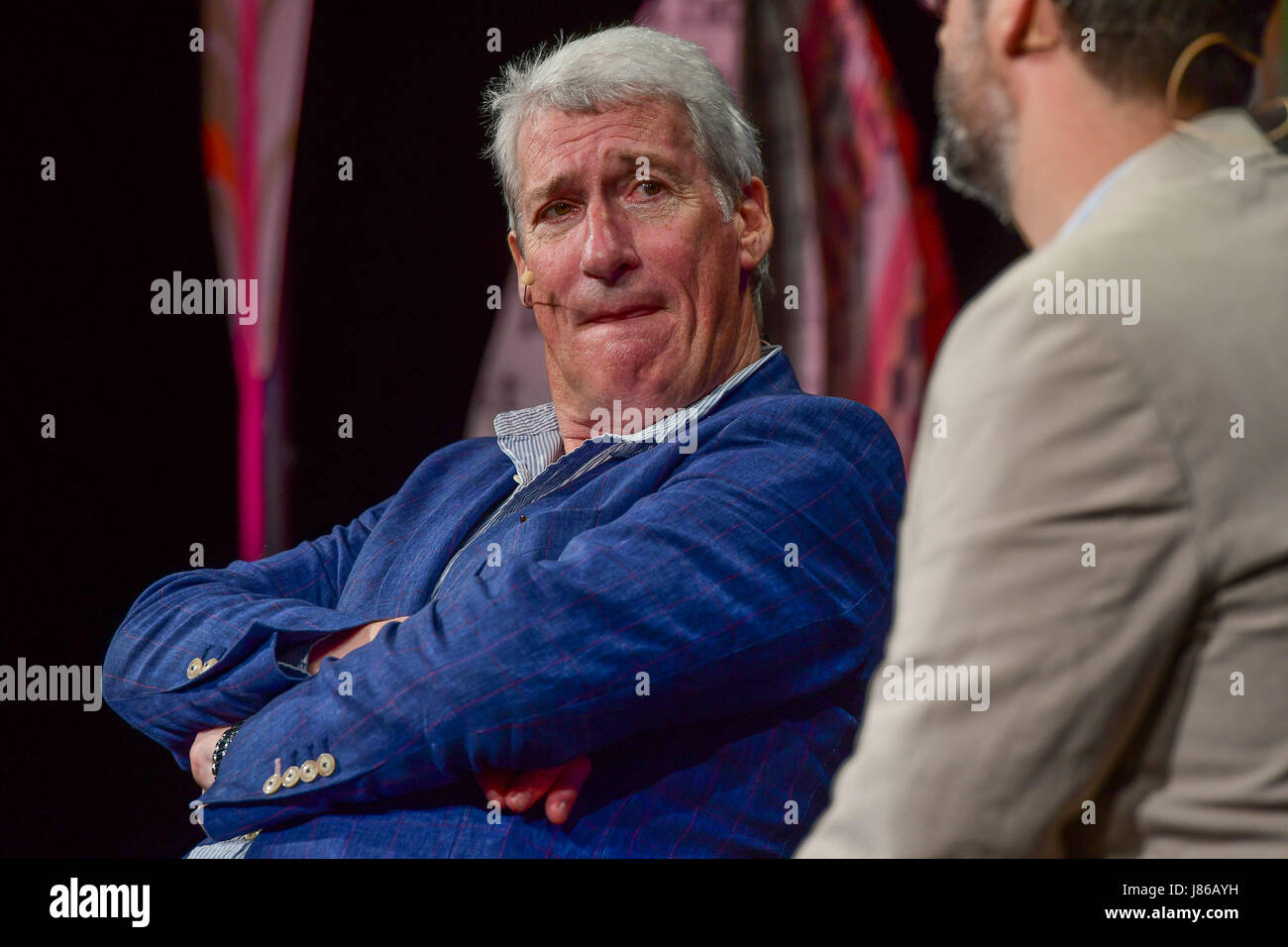 Hay on Wye, Wales UK, Saturday  27 May 2017  Hay Festival 2017 - Jeremy Paxman speaking on the third day of the Hay Festival, which is this year celebrating its 30t anniversary    photo credit ©keith morris / alamy live news Stock Photo